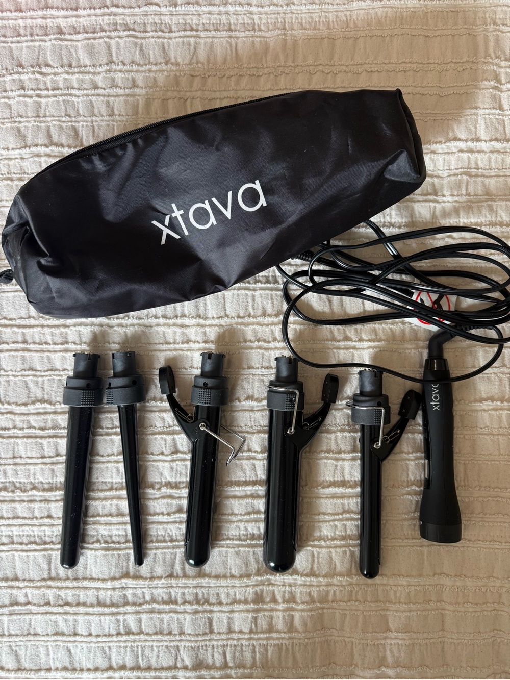Xtava Black Curling Iron / Styling Tool 5 in 1